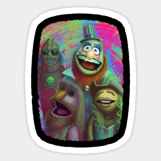 Muppet Maniacs - Electric Mayhem as Firefly Family Sticker by GrimbyBECK